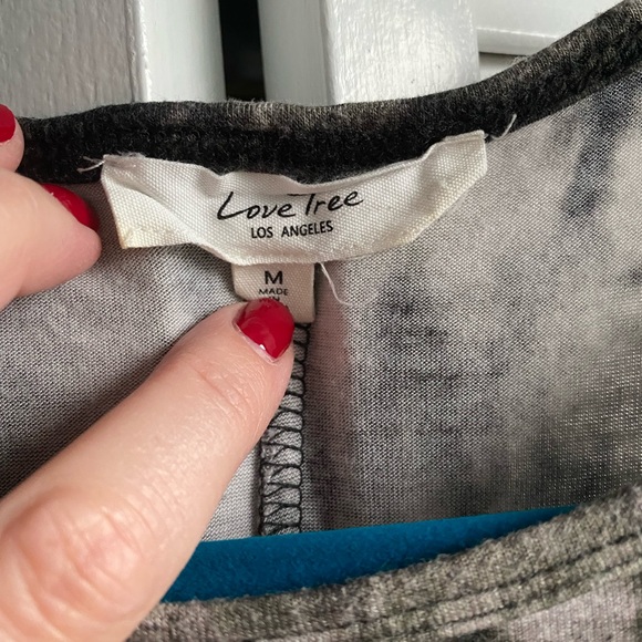 Super soft black and white tie dye dress/tunic - Picture 3 of 4